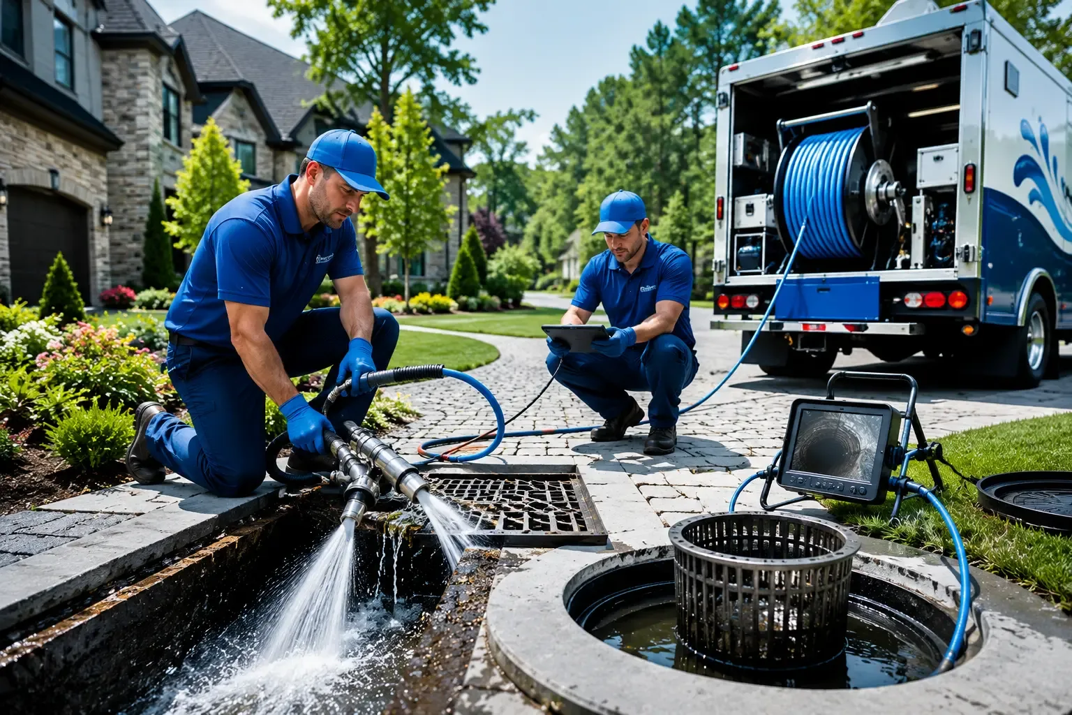Local outdoor drain cleaning professionals in Fresno, TX