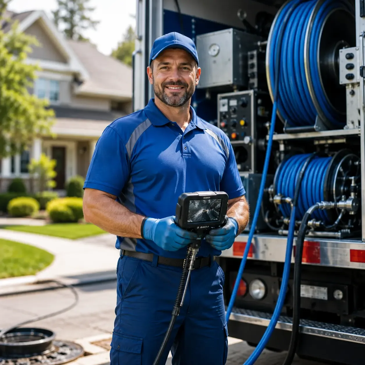 Local outdoor drain cleaning specialists in Fresno, TX